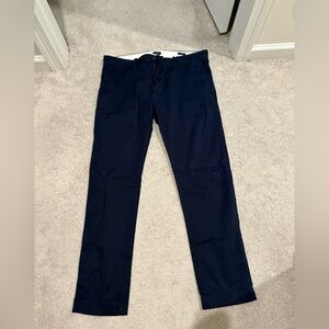 GAP Men's Navy Blue Slim Fit Chinos Pants